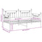 vidaXL - Ligbed - - - Zwart, - 100x200 - cm, - Van - Staal