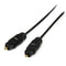 Startech.com Toslink - Optische digitale kabel M/M - 4.6m - Zwart