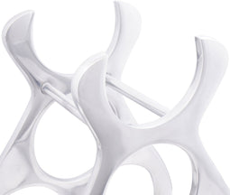 vidaXL - Wijnrek - Zilver - 23x14x28 - cm - Aluminium
