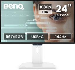 BenQ GW2490TC - Full HD 23.8 inch Monitor - 144Hz IPS - USB-C - Ergo Design - Ingebouwde speakers