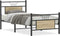 vidaXL - Bedframe - zonder - matras - hout - sonoma - eikenkleurig - 90x190 - cm