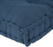vidaXL - Pallet - Sofa - Kussen - met - Arm- - en - Rugsteun - - - Blauwe - Stof