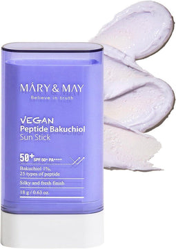 Mary & May - Vegan Peptide Bakuchiol Sun Stick - SPF 50+ PA++++ - 18 gr