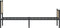 vidaXL - Bedframe - zonder - matras - metaal - sonoma - eikenkleurig - 100x190 - cm