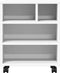 vidaXL - Printerkastje - met - wielen - 41x32x48 - cm - wit