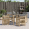 vidaXL - Tuinstoelen - 4 - st - met - kussens - poly - rattan - gemengd - beige
