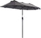 Angel Living Dubbele Parasol - 460 x 270 cm - UPF 50+ - Grijs