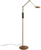 Vloerlamp Steinhauer Daphne 2 4601BR - bronzen leeslamp van metaal en elektronica, verstelbaar