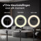 Infinity Goods Ring Light - LED - 3 Kleuren - Verstelbaar Statief Tot 186cm - Zwart
