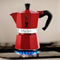 Italiaanse Koffiepot Bialetti Winter Wonderland Rood Zilverkleurig Aluminium 3 Koppar