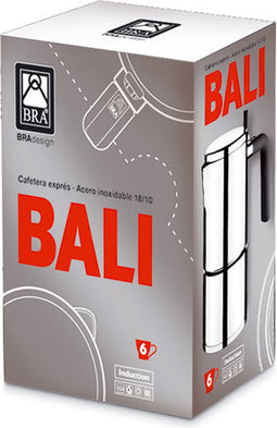 Italiaanse Koffiepot BRA BALI Roestvrij staal