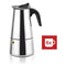 Italiaanse Koffiepot Haeger CP-10S.002A Roestvrij staal 18/10 Roestvrij staal
