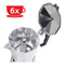 Italiaanse Koffiepot Haeger Moka Aluminium 9 bekers