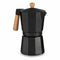 Italiaanse Koffiepot Hout Aluminium 450 ml (12 Stuks)