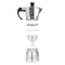 Italiaanse Koffiepot Orbegozo KF 100 1T Zilverkleurig Aluminium