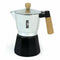 Italiaanse Koffiepot Quttin 9 Kopjes Hout Aluminium (6 Stuks)