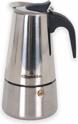 Italiaanse Koffiepot Quttin Ziverachtig Roestvrij staal (4 Koppar)