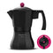 Italiaanse Koffiepot Taurus Black Moments 3 Zwart Aluminium 3 Koppar