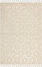 ITANAGAR - Laagpolig vloerkleed - Beige - 160 x 230 cm - Katoen