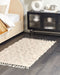 ITANAGAR - Laagpolig vloerkleed - Beige - 80 x 150 cm - Katoen