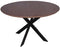 StarFurn Eettafel Ferris Eiken Rond 130cm Walnoot