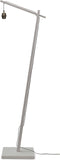 GOOD&MOJO Vloerlamp Zanzibar - Bamboe/Rotan Wit - 73x55x176cm - Modern - Staande lampen voor Woonkamer - Slaapkamer