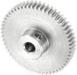Reely Staal Recht tandwiel Soort module: 0.5 Boordiameter: 4 mm Aantal tanden: 55