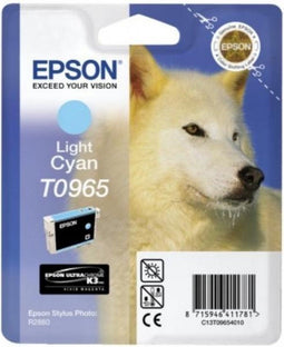 Epson T09654010 - Inktcartridge - Geschikt voor Stylus Photo R2880 - Licht Cyaan