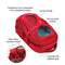 Kurgo G-Train K9 - Hondenrugzak voor Kleine Honden tot 11 kg - Waterbestendig - Rood - 33x53x25 cm