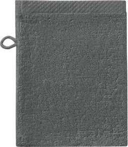 Seahorse Pure - Washandjes - 16x21 cm - Set van 3 - Graphite (set van 3)