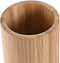 Items - Badkamer tandenborstel houder/beker - hout - beige - 7 x 11 cm