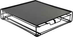 Items Koffie cup/capsule houder/dispenser - metaal - antraciet - 32 x 29 cm - Koffiecups ladekastje Dolce Gusto