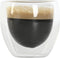 Items koffieglazen/theeglazen dubbelwandig - set 2x - espresso glazen - 100 ml