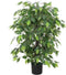 Items Kunstplant Ficus plant in bloempot - Groen - 50 x 90 cm
