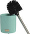 Items WC/Toiletborstel - luxe houder - keramiek - mintgroen - 36 x 10 cm