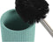 Items WC/Toiletborstel - luxe houder - keramiek - mintgroen - 36 x 10 cm