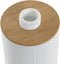 Items - Zeeppompje/dispenser - Bamboe - ivoor wit - 9 x 15 cm