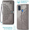 iMoshion Hoesje Geschikt voor Samsung Galaxy M30s / M21 Hoesje Met Pasjeshouder - iMoshion Mandala Bookcase - Grijs