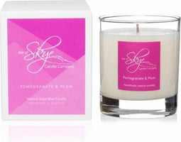Geurkaars Granaatappel en Pruim Small - 30 uur - Sojawas - Isle of Skye Candle