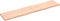vidaXL - Tafelblad - 200x40x(2-4) - cm - onbehandeld - massief - eikenhout