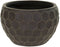 Yara Bowl Low Coffee D31H20 cm bloempot