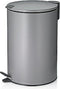 Pedaal Afvalemmer, 12 L, Licht Grijs - Kela | Mats