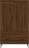 vidaXL - Hoge - kast - 69,5x31x115 - cm - bewerkt - hout - bruin - eikenkleur