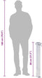 vidaXL - Waterzuil - vierkant - 80 - cm - roestvrij - staal