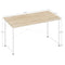 Woltu Computerbureau Compact 120 x 60 cm Licht Eiken