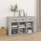 vidaXL - Dressoir - 100x30x59,5 - cm - bewerkt - hout - betongrijs
