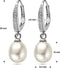 Glams oorhangers - Zilver - Parel en zirkonia