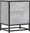 vidaXL - Nachtkastje - 40x31x50 - cm - bewerkt - hout - grijs - sonoma - eikenkleurig