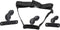 Master Series - P-Spot Plugger - 3 Anaal Pluggen met Harnas - Zwart