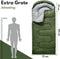 Vertrex Tri-Season Adventure Mummy Slaapzak - Dekenmodel - Waterafstotend - Groen